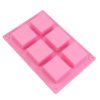 Silicone Mould-Block-6-Square Moulds-Candles-Soaps